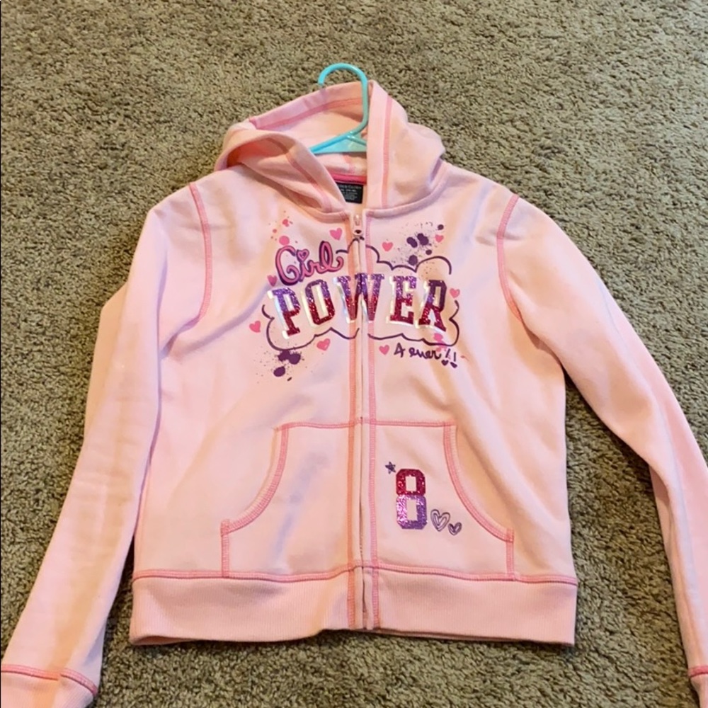 Pink girls sweater